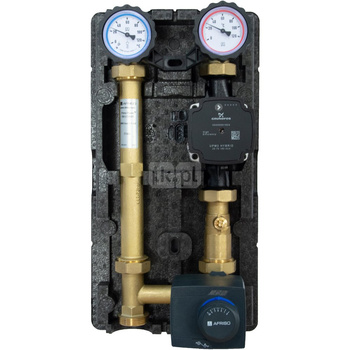 Grupa pompowa PrimoTherm 180-2 Vario DN25, pompa UPM3 Hybrid, zawór mieszający ARV KvsVario, siłownik ARM 343 ProClick