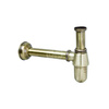 Syfon umywalkowy butelkowy 11/4"x32mm bez spustu ANTYCZNY MOSIĄDZ