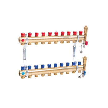 PHA-109A/1 8-obwodowy PN10 Rozdzielacz CuZn