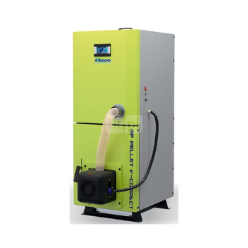 Kocioł na pellet VITECO MF PELLET V-COMPACT 20kW z zasobnikiem o pojemności 210l