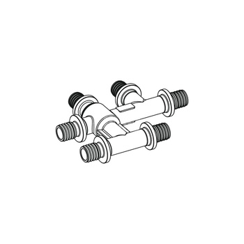 TECEflex - Trojnik krzyżakowy 16/16/16 mm