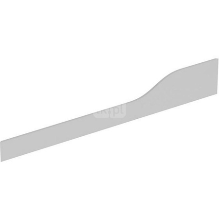 Osłona dekoracyjna, przednia, do umywalki Geberit Bambini, do 3 baterii umywalkowych, głębsza umywalka po lewej stronie, żółta