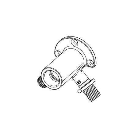 TECEflex - kolano naścienne podwójne długie typu "U" 16 mm x 1/2" GW x 16 mm brąz