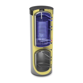 Kolumna hydrauliczna HPDS 250/100 (pojemność rzeczywista zbiornika c.w.u. 241 litrów, pojemność rzeczywista zbiornika buforowego