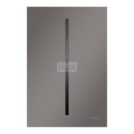 TECEfilo - Velvet-mechanizm spłukujący elektroniczny do pisuaru U2, zasilanie bateria 7,2, z powłoką Fenix, beżowo-brązowy (Castoro Ottawa)