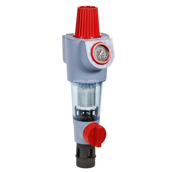 Filtr z płukaniem wstecznym, bez złączy gwintowanych, 1", siatka 100 mikronów