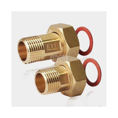 Półśrubunek mos. GZ 3/4" GW 1" L=31,5 mm z uszczeLką