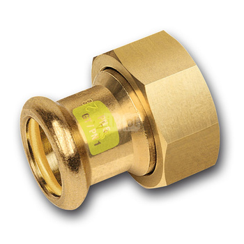 Półśrubunek SANHA Press Gas Miedź 15 mm x 7/8'' (ZW x Nakrętka złącza)