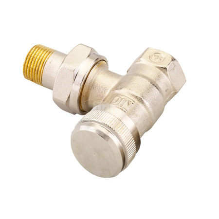 Zawór powrotny C.O. DANFOSS Końcówka z gwintem wewnętrznym, kątowy 3/8 cala