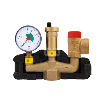 Grupa bezpieczeństwa kotła KSG maxi, Nmax UDT75, 4kW, z zaworem bezpieczeństwa MS 3bar