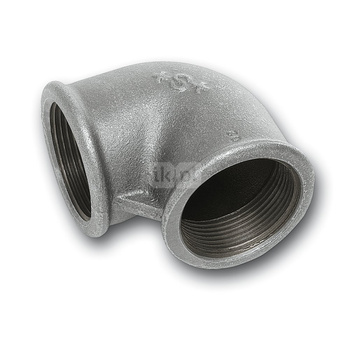 Kolano 90' SANHA 90# Żeliwo 1 1/2'' x 1 1/2'' (GW x GW)