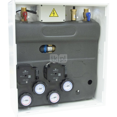 Zestaw mieszający PrimoBox AZB 201 w szafce, bez mieszania, zawór termostatyczny ATM 561