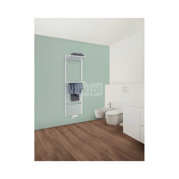 Grzejnik drabinkowy ZEHNDER Zeno Wing, 1184/500mm, kolor Biały, moc 549W