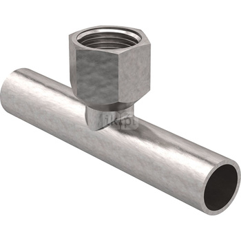 Trójnik Geberit Mapress C-Stahl przejściowy z gw.wewn. d42-Rp½