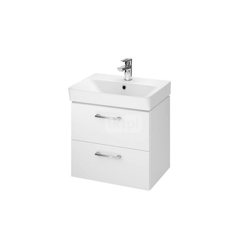 SET B282 LARA MILLE SLIM 50 BIAŁA DSM (SZAFKA + UMYWALKA)