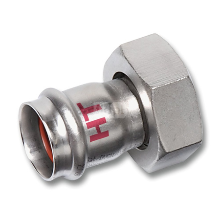 Półśrubunek SANHA NiroSan Press Industry Stal nierdzewna 42 mm x 2'' (ZW x Nakrętka złącza)