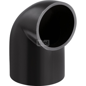 Kolano podłączeniowe  GEBERIT HDPE Polietylen x Polietylen 63mm  x 50mm  DN 60 x DN 50 (Króciec z tworzywa sztucznego do spawania/zgrzewania x Króciec z tworzywa sztucznego do spawania/zgrzewania)