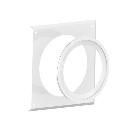 Rozeta płaska z uszczelką fi80/125mm