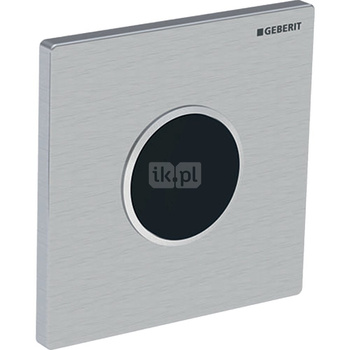 Płytka przykrywająca Sigma10, biały/chrom matowy/chrom matowy