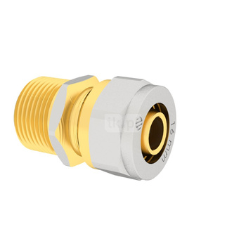 Złączka prosta, 16 x 3/8GZ