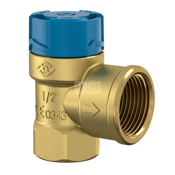 Flopress B 1/2", 10 bar, Zawór bezpieczeństwa