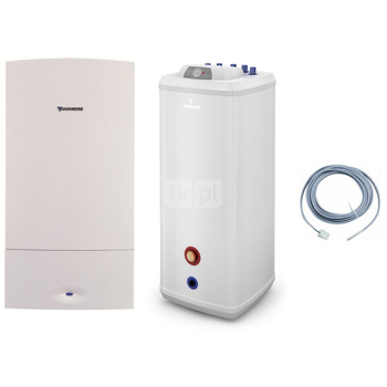 Pakiet - Kocioł gazowy jednofunkcyjny BOSCH TERMOTECHNIKA Cerapur Smart ZSB 24-5C kondensacyjny wiszący 3,0 - 25,3kW + Wymiennik Vulcan 140L stojący + Czujnik c.w.u.
