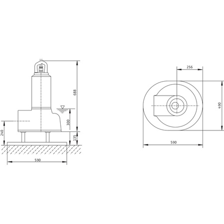 Pompa zanurzeniowa do ścieków WILO Drain TP 80/100/150 3x400V, moc 4.5W
