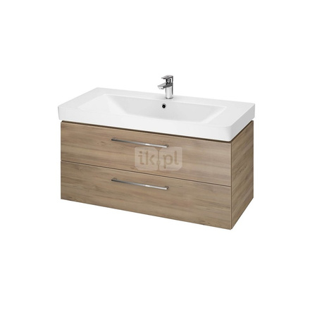 SET B308 LARA MILLE 100 ORZECH DSM (SZAFKA + UMYWALKA)