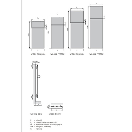 Grzejnik elektryczny ZEHNDER Fina Lean Bar, 1300/500mm, kolor Biały, moc 350W