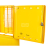 Skrzynka gazowa 600x600x250, wolnostojąca, SX600 - żółta