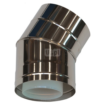 Kolano koncentryczne 30º ø 110/160 mm, PP/stal szlachetna*