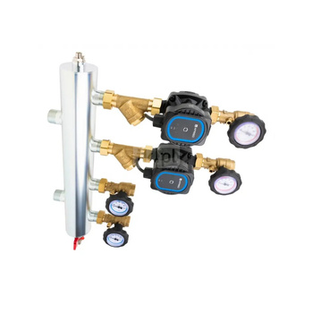 Zestaw mieszający ze sprzęgłem hydraulicznym BPS 900 AP, dwa człony bez mieszania, pompy AFRISO APH