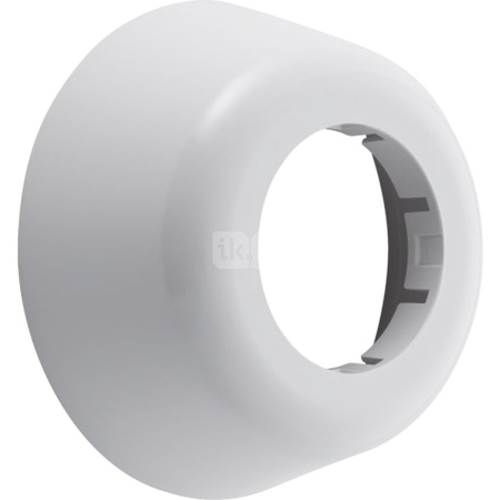 Rozetka jednoczęściowa biała d40