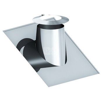 Przejście przez dach 26° - 35°  z płaszczem ołowianym i kołnierzemØ130/180mm