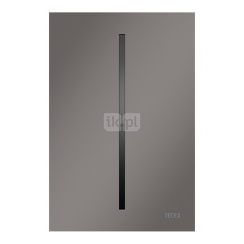 TECEfilo - Velvet-mechanizm spłukujący elektroniczny do pisuaru U2, zasilanie bateria 7,2, z powłoką Fenix, antracyt (Grigio Londra)