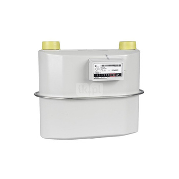 Gazomierz miechowy G 16 - z nadajnikiem impulsów, rozstaw 280mm, Intergaz