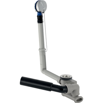 Zestaw odpływowo-przelewowy do wanien, z korkiem