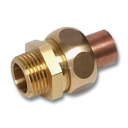 Śrubunek SANHA 5343g Miedź 15 mm x 1/2'' (LW x GZ)