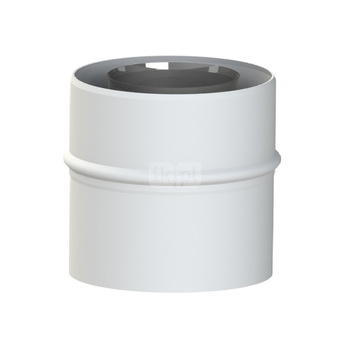 Junkers złączka kotła CERAPUR SMART ZWB 28, ZSB 14, 22, CERAPUR ACU, CERAPUR MODUL, CERAPUR COMFORT ZSBR 16,28, ZWBR 35, ZBR 35,42, Acu, fi80/125-80/125mm z uszczelką