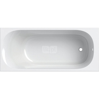 Wanna prostokątna Soana, slim, z nóżkami, 170x75cm