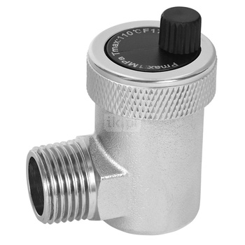 Odpowietrznik automatyczny 1/2" boczny, niklowany