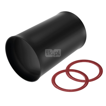 Łącznik dwukielichowydo rury 75 z kompletem 2 szt. uszczelek