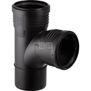Trójnik GEBERIT Silent-PP Polipropylen (PP)110mm x 110mm x 110mm (DN 100 x DN 100 x DN 100) (Końcówka wciskowa x Mufa wciskowa x Mufa wciskowa)
