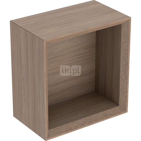 Szafka iCon kwadratowa 22,5 cm x 23,3 cm x 13,2 cm Dąb / Melamina, struktura drewna