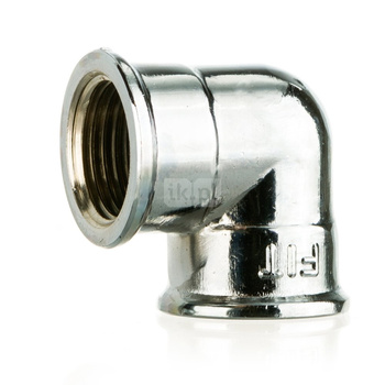 Kolano GW GW mosiężne chromowane 3/8"