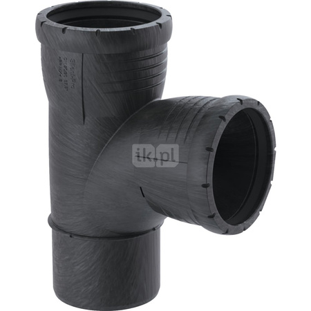 Trójnik Geberit Silent-Pro 87.5° d110/90, łagodny