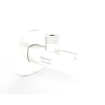 A 80 zawór kątowy Lipstick, biały, 1/2GZ x 3/8GZ