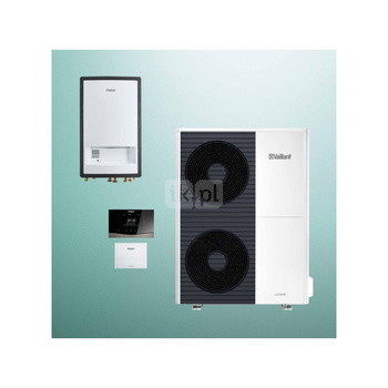 Pakiet Systemowy OZE - Pompa ciepła powietrzna powietrze-woda monoblok VAILLANT VWL 125/6A aroTHERM plus 12.2kW 400V + Regulator sensoCOMFORT VRC 720 + Moduł naścienny MEH 97/6