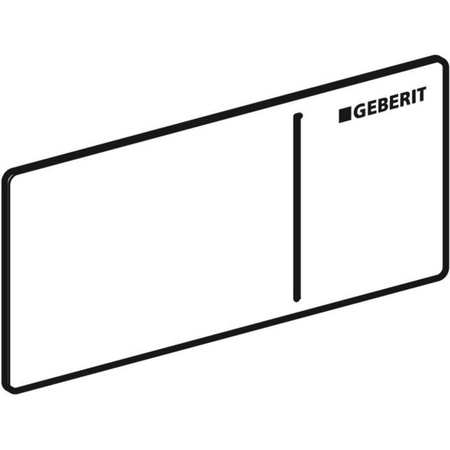 Płytka przycisku zdalnego Typ 70 szkło Lava