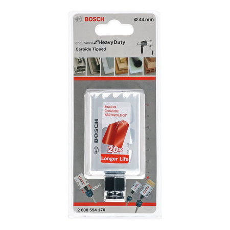 Piła otwornica z węglików spiekanych z technologią Endurance for Heavy Duty 44 mm